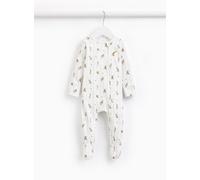 White Striped Peter Rabbit Sleepsuit Up to 1 mth