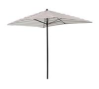 White Stripes Beach Parasol Garden Table Terrace Umbrellas, Rectangular Outdoor Umbrella for Picnic Pool Backyard, * 1.5M