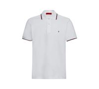 White Structured Polo Shirt, male, Carolina Herrera, Polo Shirts, White, M, Tops M
