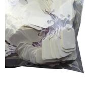 White Strung Mini Pricing Tags - Pack of 200 - Size 13mm x 20mm