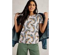 White Stuff Abbie Tee Natural Print size 14 | Shirts Outlet | Women 14