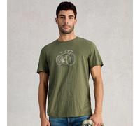 White Stuff Abersoch Cogs Fairtrade Graphic T-Shirt