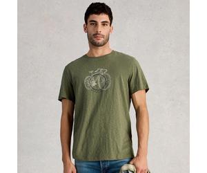 White Stuff Abersoch Cogs Fairtrade Graphic T-Shirt