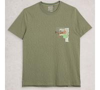 White Stuff Abersoch Map Fish Fairtrade Graphic T-Shirt
