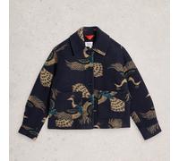 White Stuff Alexa Wool Blend Jacket Navy Multi