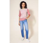 White Stuff Annabel Stripe Tee Pink Multi size 16 | T-shirts Outlet | Women | Pink 16