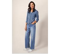 White Stuff Annie Embroidered Jersey Shirt Blue Multi size 20 | Button-Down Shirts Outlet | Women | Blue 20