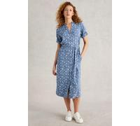 White Stuff Annie Jersey Shirt Dress Blue Print size 8 REGULAR | Midi Dresses Outlet | Women | Blue 8 REGULAR