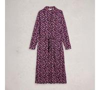 White Stuff Annie Jersey Shirt Dress Pink Multi
