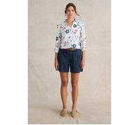 White Stuff Annie Jersey Shirt White Print size 12 REGULAR | Button-Down Shirts Outlet | Women | White 12 REGULAR