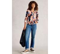 White Stuff Annie Printed Sparkle Shirt Navy Print size 10 | Button-Down Shirts Outlet | Women | Blue 10