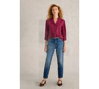 White Stuff Annie Sparkle Shirt Dark Plum size 10 | Button-Down Shirts Outlet | Women | Magenta 10