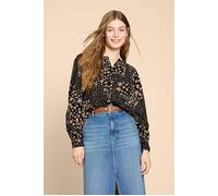 White Stuff Ari Eco Vero Top Black Printed size 8 | Blouses Outlet | Women | Black 8