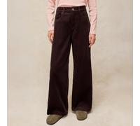 White Stuff Ayla Cord Wide Leg Trouser - Dark Brown