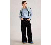 White Stuff Ayla Cord Wide Leg Trouser Pure Black size 8 REGULAR | Formal Pants Outlet | Women | Black 8 REGULAR