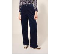 White Stuff Belle Cord Wide Leg Dark Navy size 6 REGULAR | Wide Pants Outlet | Women | Blue