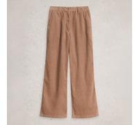 White Stuff Belle Cord Wide Leg Trousers Light Natural Size 16