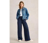 White Stuff Belle Linen Wide Leg Trouser Navy Multi size 6 LONG | Wide Pants Outlet | Women | White 6 LONG