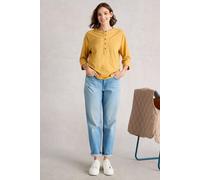 White Stuff Beth 3/4 Sleeve Shirt Mid Chartreuse size 18 | Button-Down Shirts Outlet | Women | Green 18