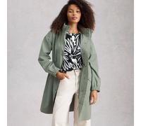 White Stuff Beth Recycled Waterproof Coat - Mid Green