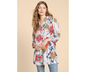 White Stuff Blaire Ivory Linen Tunic White