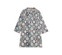 White Stuff Blaire Navy Print Linen Tunic White