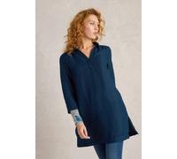 White Stuff Blake Linen Tunic Dark Navy size 12 REGULAR | Blouses Outlet | Women | White 12 REGULAR