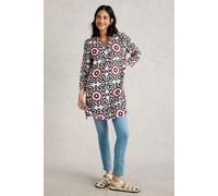 White Stuff Blake Linen Tunic Ivory Print size 12 REGULAR | Blouses Outlet | Women | White 12 REGULAR