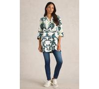 White Stuff Blake Linen Tunic Ivory Print size 6 REGULAR | Blouses Outlet | Women | White 6 REGULAR