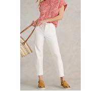 White Stuff Blake Straight Crop Jean Natural White size 18 REGULAR | Straight Jeans Outlet | Women | White 18 REGULAR