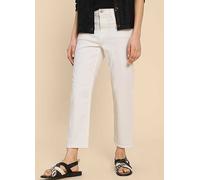 White Stuff Blake Straight Crop Jean White