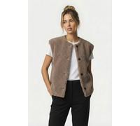 White Stuff Borg Gilet Dark Natural size L | Vests Outlet | Women