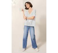 White Stuff Broderie Mix Two Way Top Brilliant White size 22 | Blouses Outlet | Women | White 22