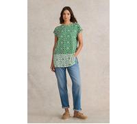 White Stuff Carrie Tunic Green Printed size 6 REGULAR | Blouses Outlet | Women | Green 6 REGULAR