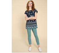 White Stuff Carrie Tunic Navy Printed size 8 | Blouses Outlet | Women | Blue 8