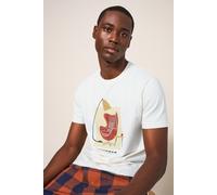 White Stuff Chairman Graphic Tee Natural White size S | T-shirts Outlet | Men | White S