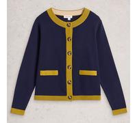 White Stuff Charlotte Organic Cardi - Dark Navy