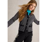 White Stuff Charlotte Sparkle Cardi MID TEAL SIZE 10