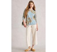 White Stuff Clara Ls Tee Dusty Green size 8 | T-shirts Outlet | Women | Green 8