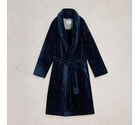White Stuff Clover Cosy Dressing Gown Dark Navy