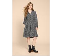 White Stuff Clover Eco Vero Dre Black Printed size 6 | Midi Dresses Outlet | Women | Black 6
