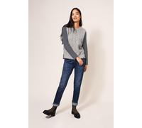 White Stuff Colourblock Cable Tank Grey Multi size 22 | Knitted Sweaters Outlet | Women | Gray 22