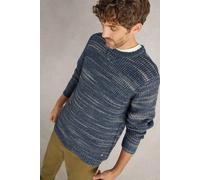 White Stuff Combe Spacedye Jumper Blue Multi size XXL | Sweaters Outlet | Men | Blue XXL