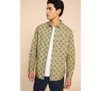 White Stuff Daisy Floral Printed Shirt Green Print size XXL | Casual Shirts Outlet | Men | Green XXL