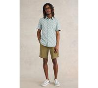 White Stuff Daisy Tile Printed Ss Shirt Blue Print size M | Casual Shirts Outlet | Men | Blue M