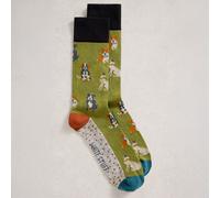 White Stuff Dapper Dogs Organic Ankle Sock