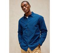 White Stuff Douglas Pure Cotton Long Sleeve Shirt Navy Mix