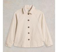 White Stuff Eden Denim Jacket Light Natural Size 16