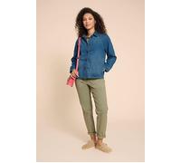 White Stuff Eden Denim Jacket Mid Denim size 14R | Denim Jackets Outlet | Women | Blue 14R