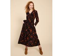 White Stuff Edie Maxi Dress BLACK SIZE 12